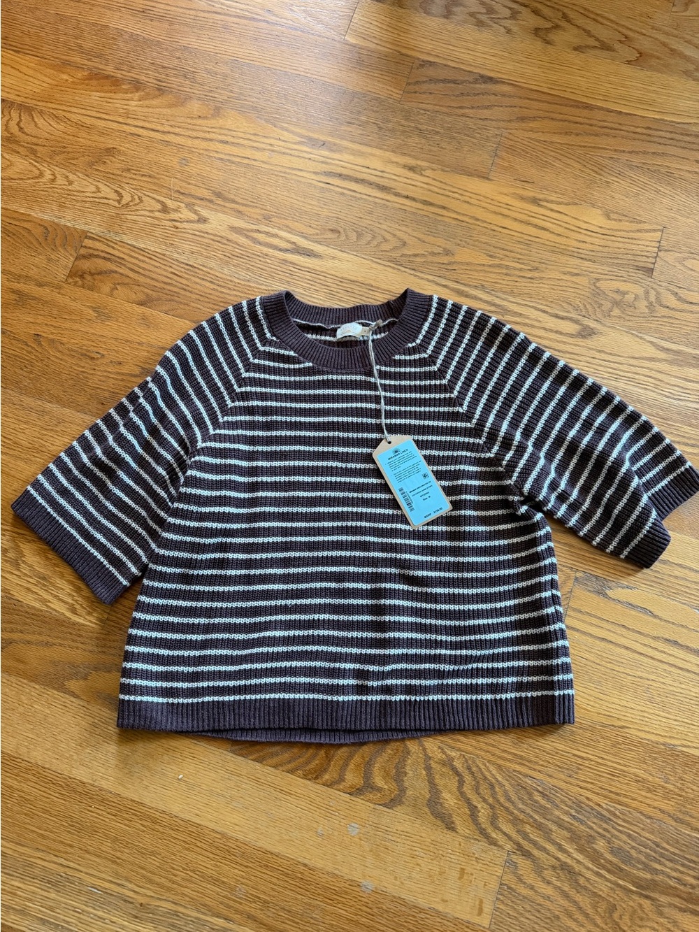 Faherty Women’s Short-Sleeve Miramar Line Sweater Tee - NWT